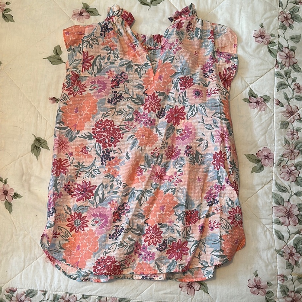 Floral Sleeveless Top